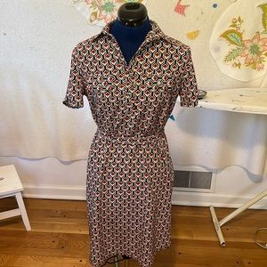 Geometric Print Dress